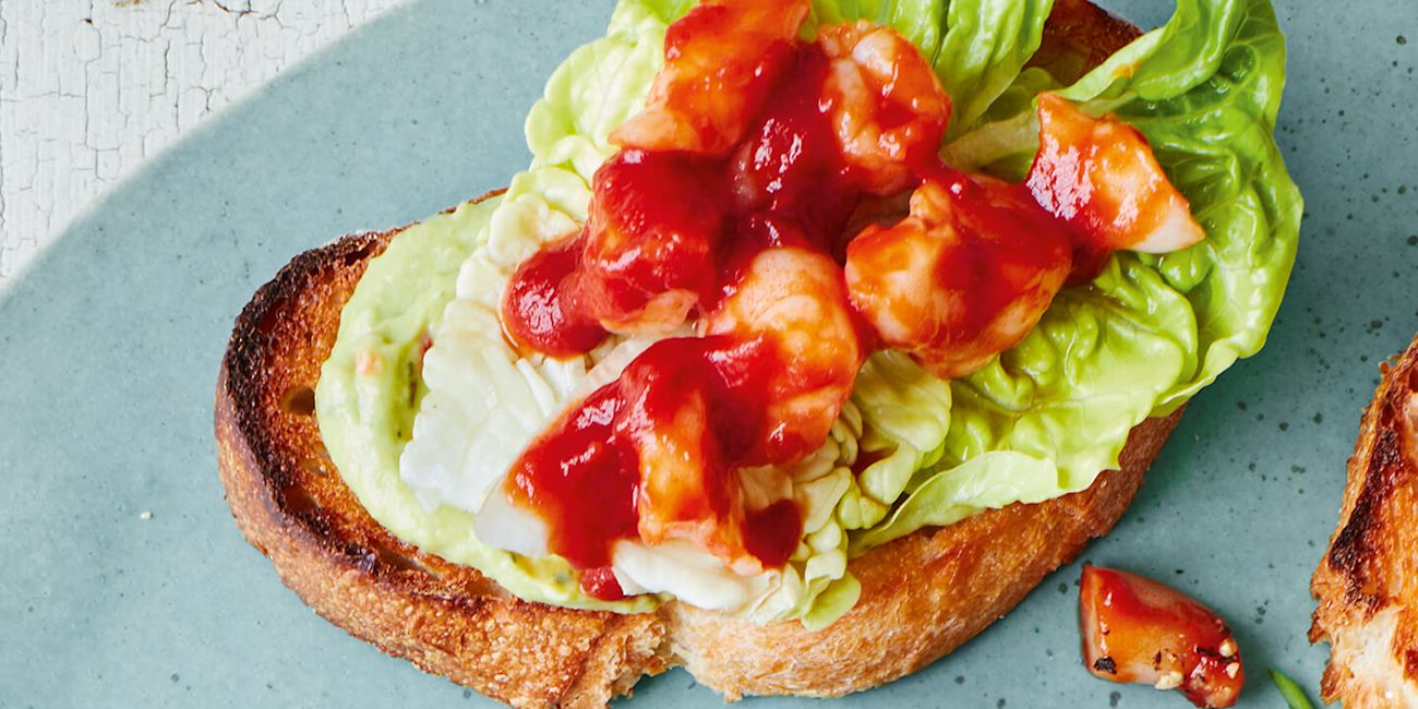 Bloody Mary prawns bruschetta topping Bloody Mary prawns bruschetta topping