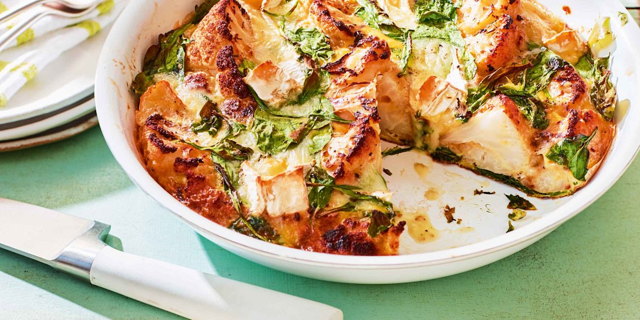 Roasted cauliflower and camembert frittata Roasted cauliflower and camembert frittata