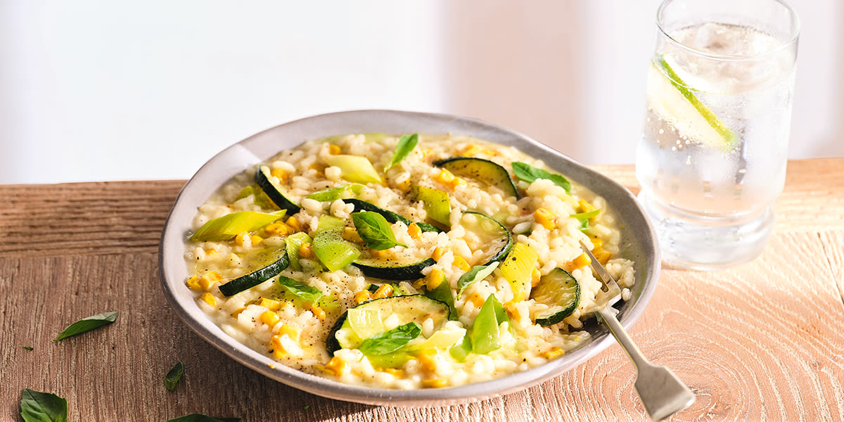 Vegan courgette & lemon risotto Vegan courgette & lemon risotto