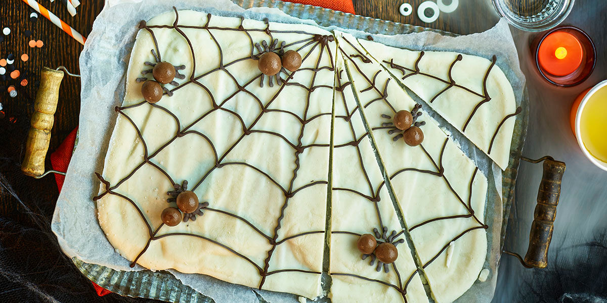 Spooky spider’s web dessert Spooky spider’s web dessert