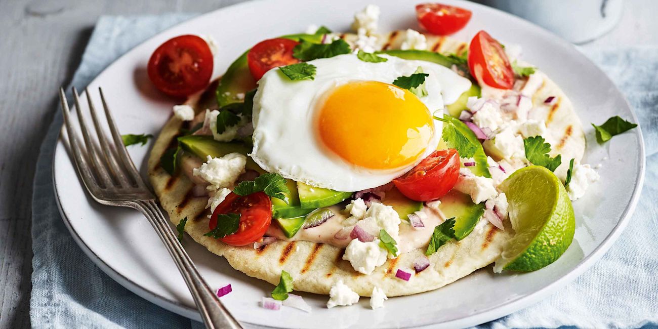 Breakfast flatbreads Breakfast flatbreads