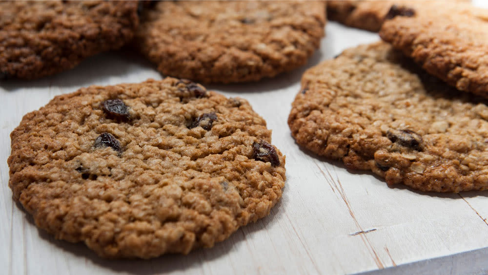 Raisin and oatmeal cookies Raisin and oatmeal cookies