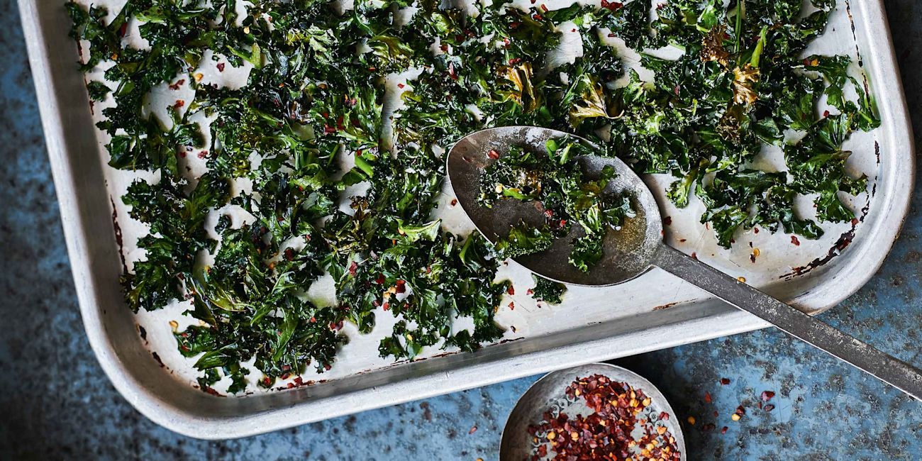 Chilli spiked kale crisps Chilli spiked kale crisps