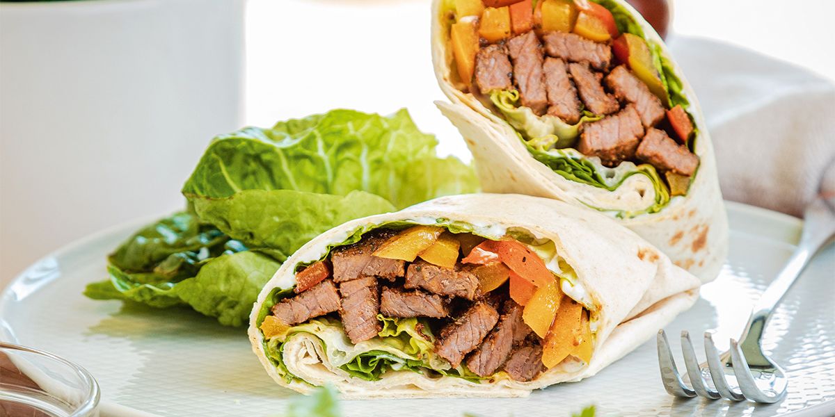 Sizzling Steak Wraps Sizzling Steak Wraps