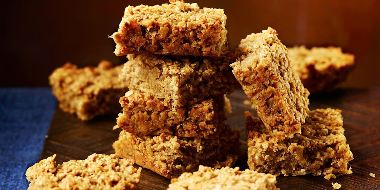 Pear and ginger flapjacks Pear and ginger flapjacks