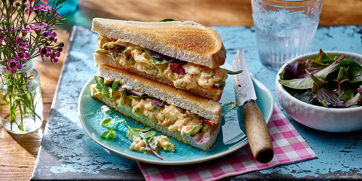 Coronation egg sandwich Coronation egg sandwich
