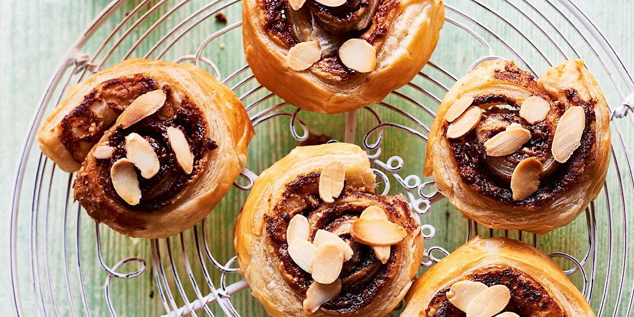 Peanut butter and chocolate swirls Peanut butter and chocolate swirls