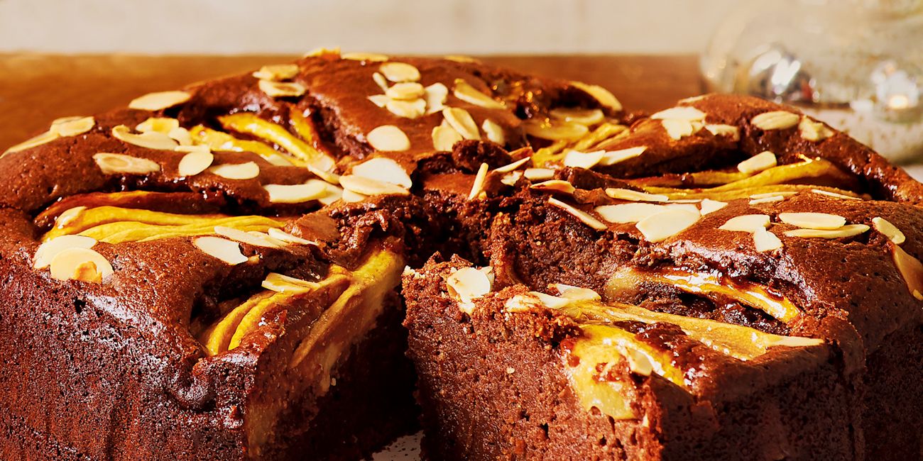 Chocolate and pear frangipane cake Chocolate and pear frangipane cake