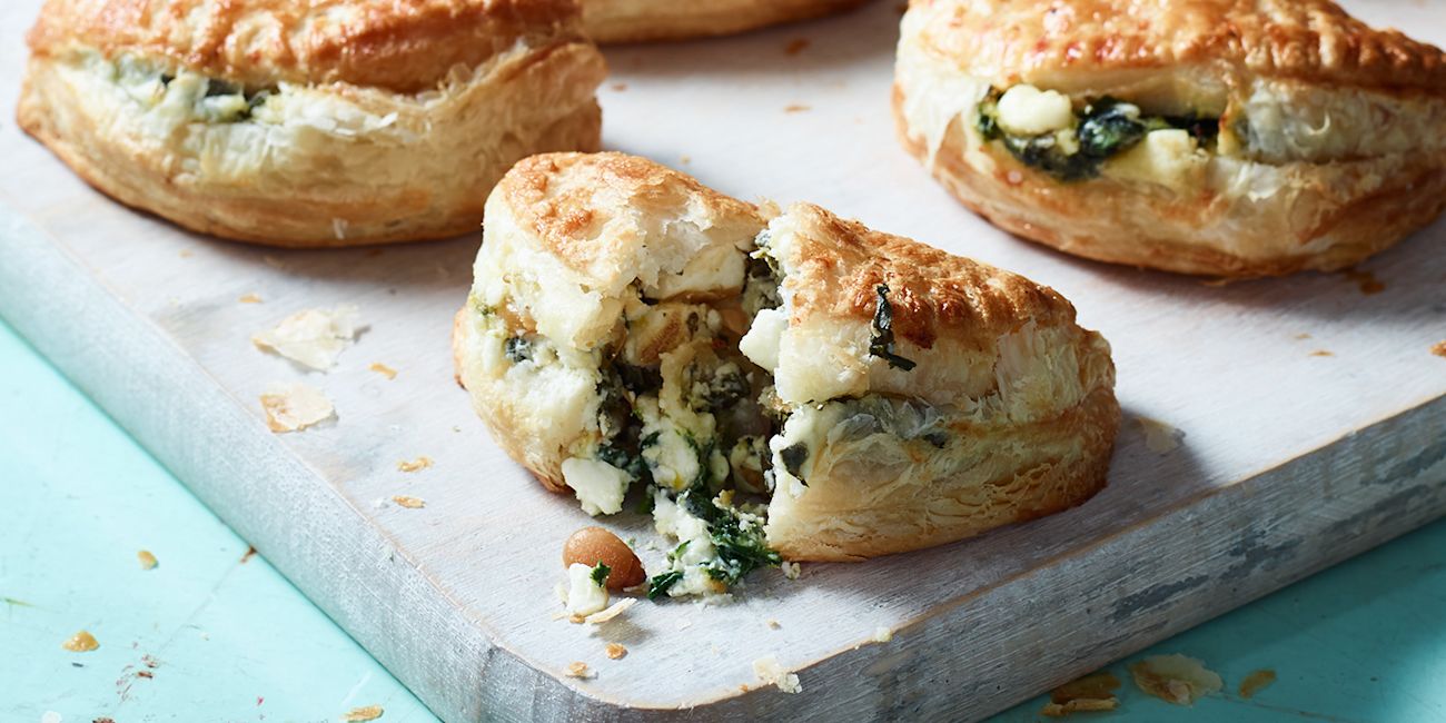 Feta and mint pastry bites Feta and mint pastry bites