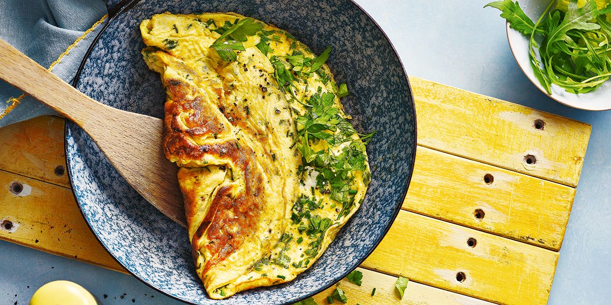 Herby ricotta omelette Herby ricotta omelette