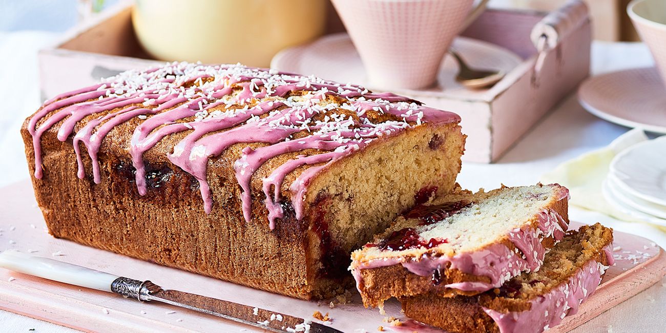 Coconut and raspberry loaf cake Coconut and raspberry loaf cake