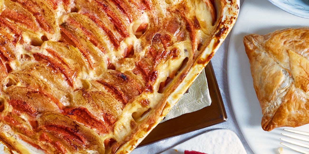Two potato dauphinoise Two potato dauphinoise