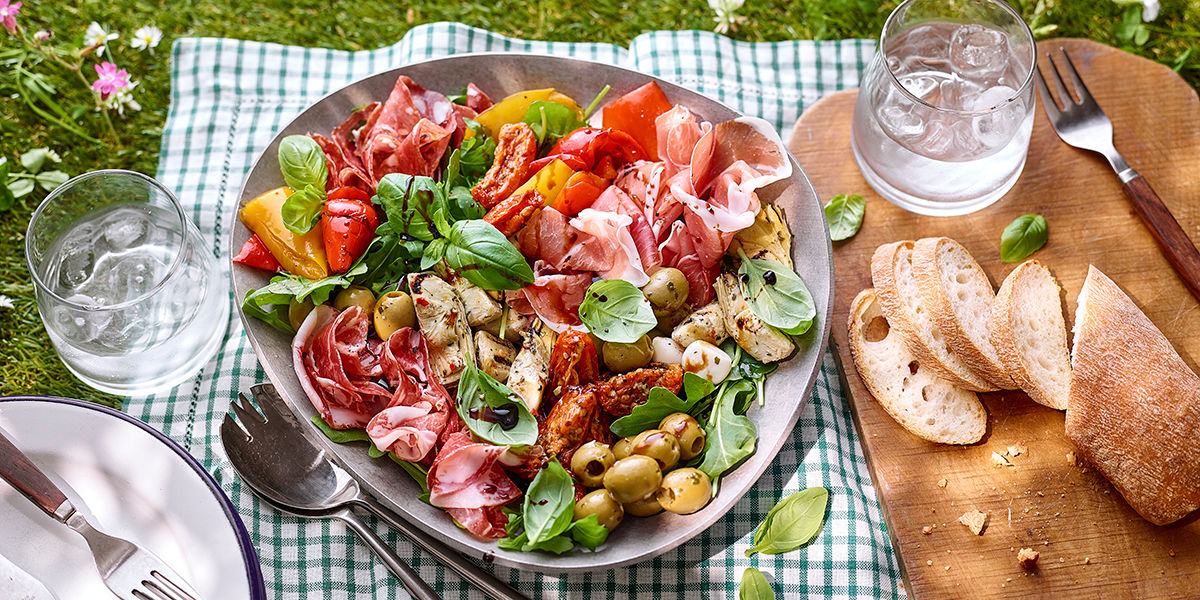 Antipasti picnic salad Antipasti picnic salad
