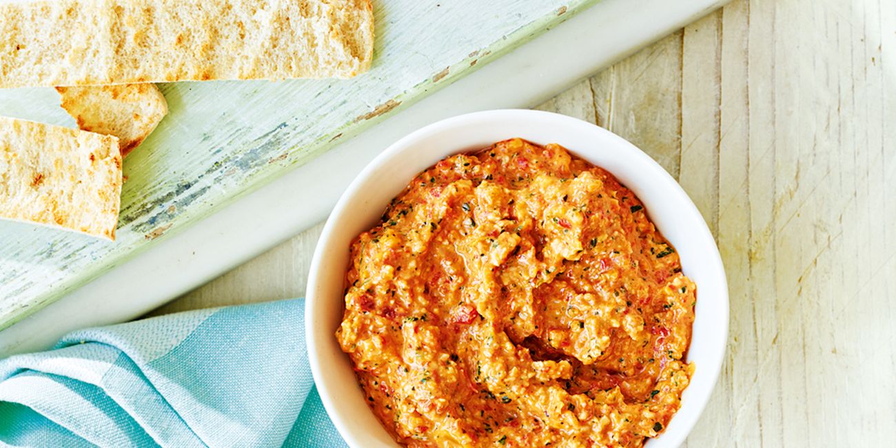 Pitta sticks and dip Pitta sticks and dip
