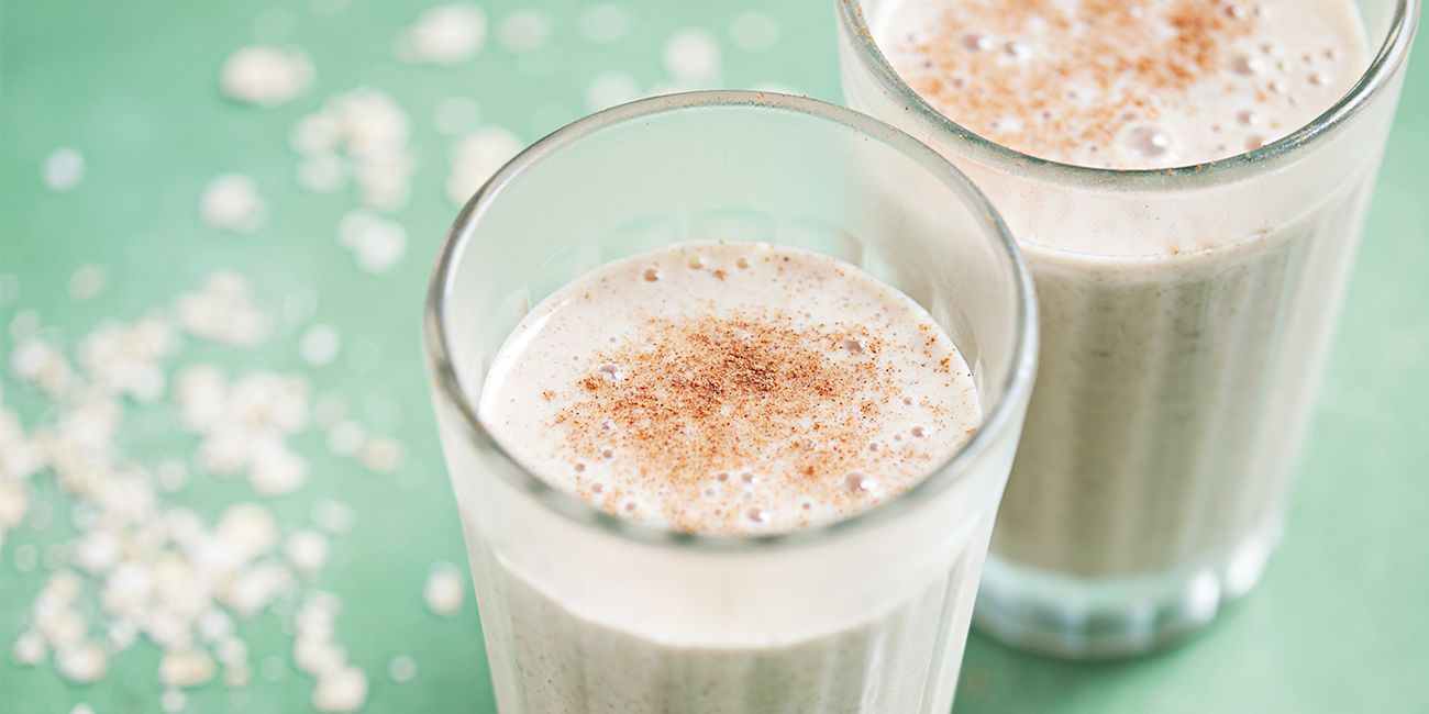 Banana, cinnamon and oat shake Banana, cinnamon and oat shake