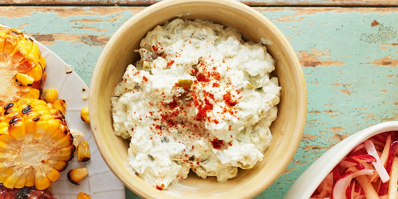 Sweetcorn with stilton dip Sweetcorn with stilton dip