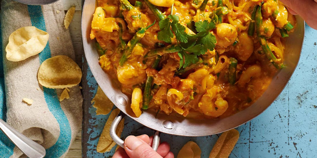 Prawn and coconut curry Prawn and coconut curry