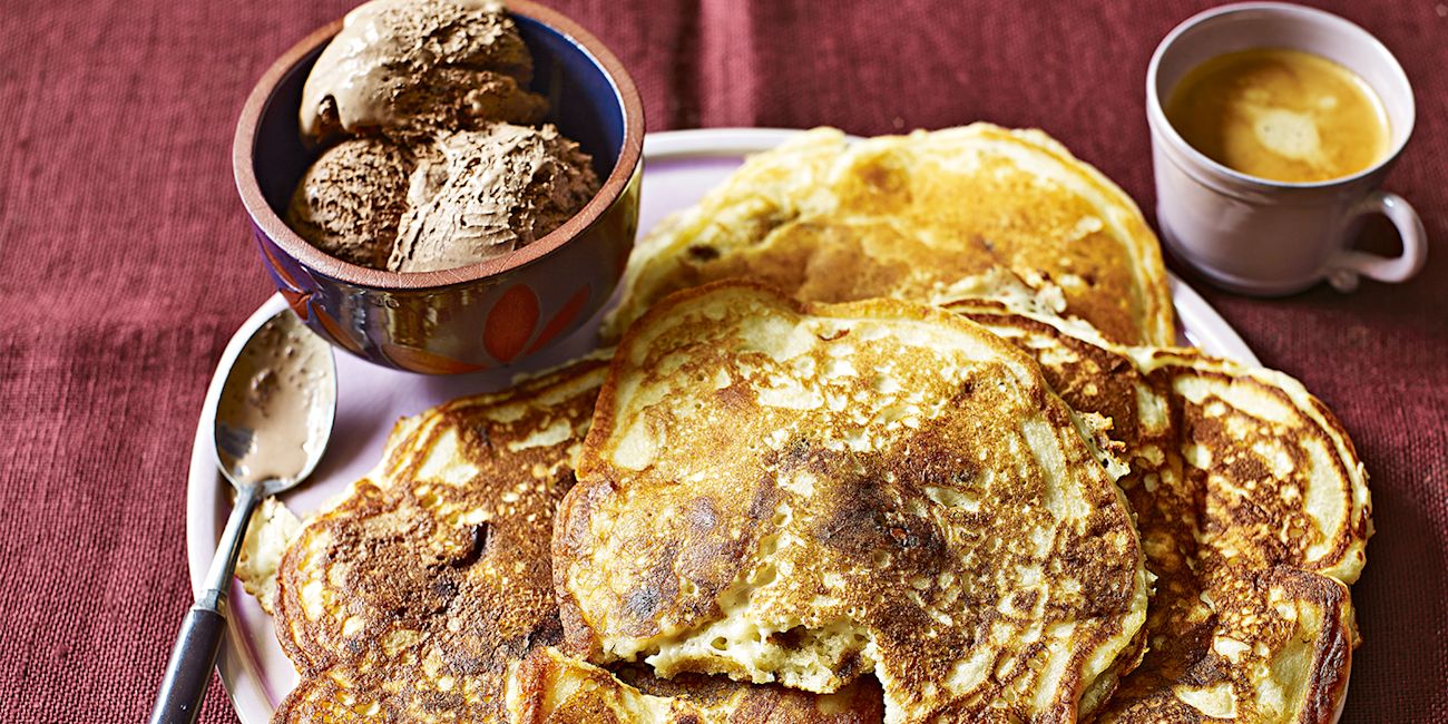 Cookie dough pancakes Cookie dough pancakes
