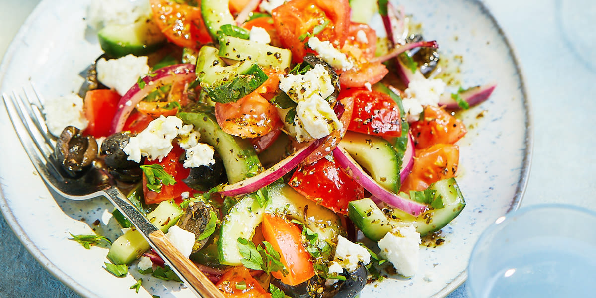 Greek-style salad Greek-style salad