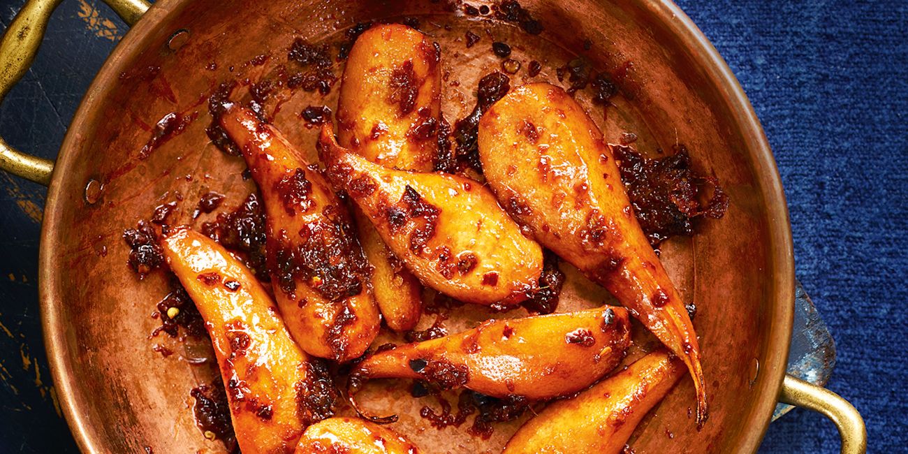 Soy baked pears Soy baked pears