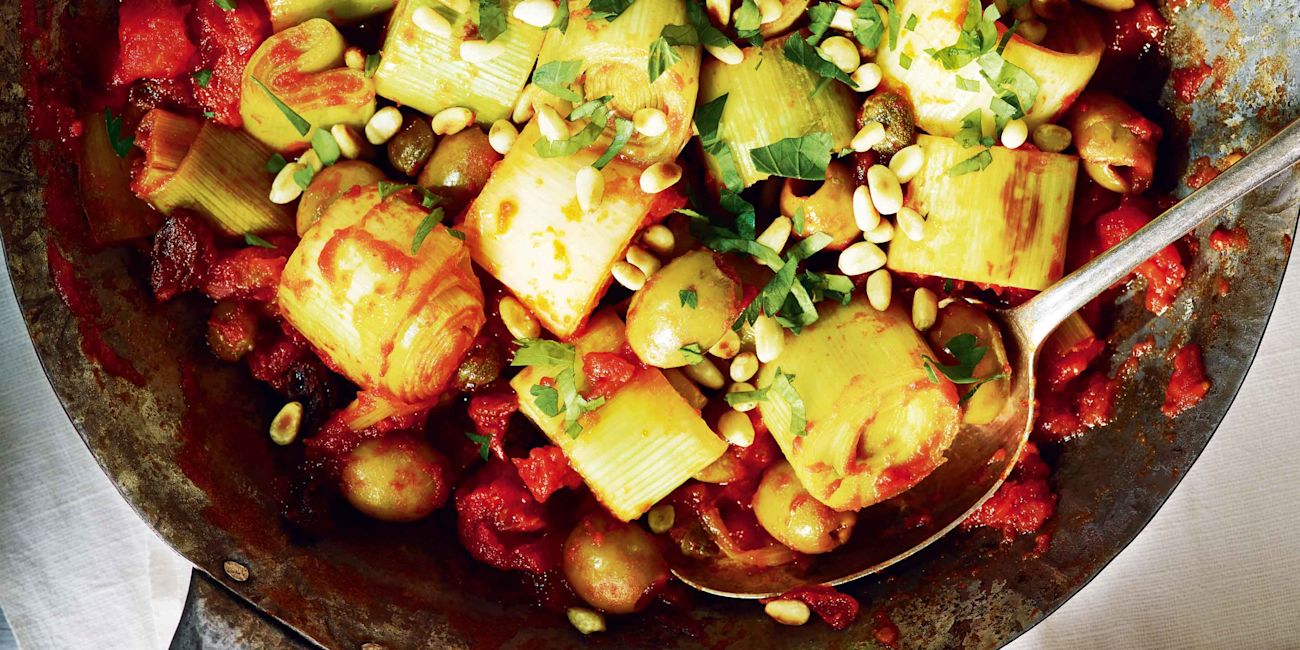 Leek caponata Leek caponata