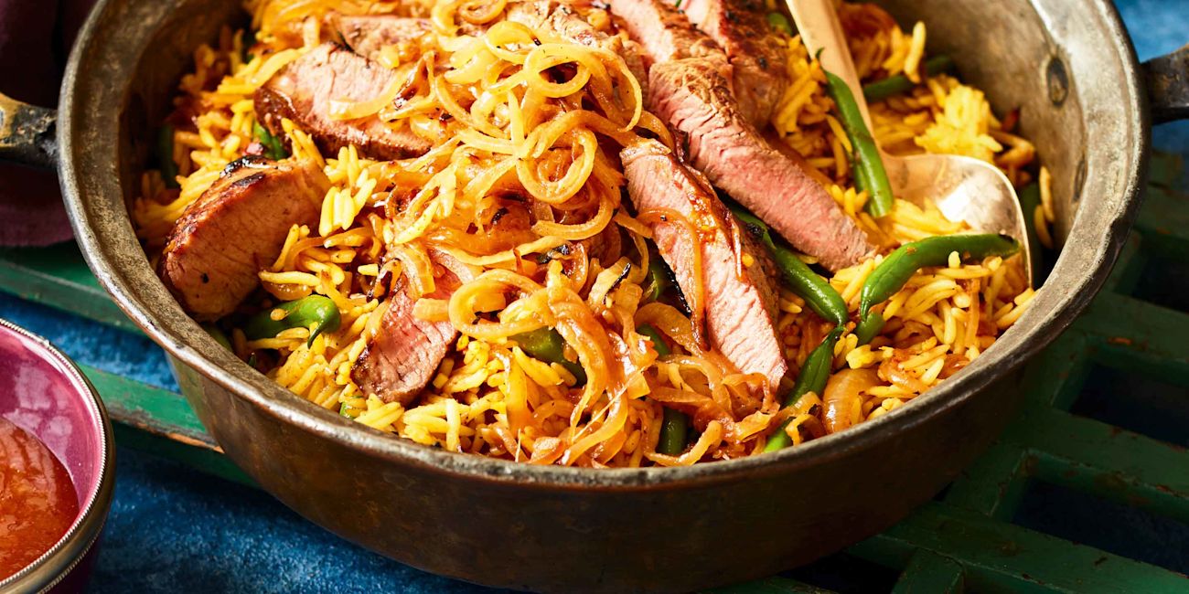 Cheat’s steak biryani Cheat’s steak biryani