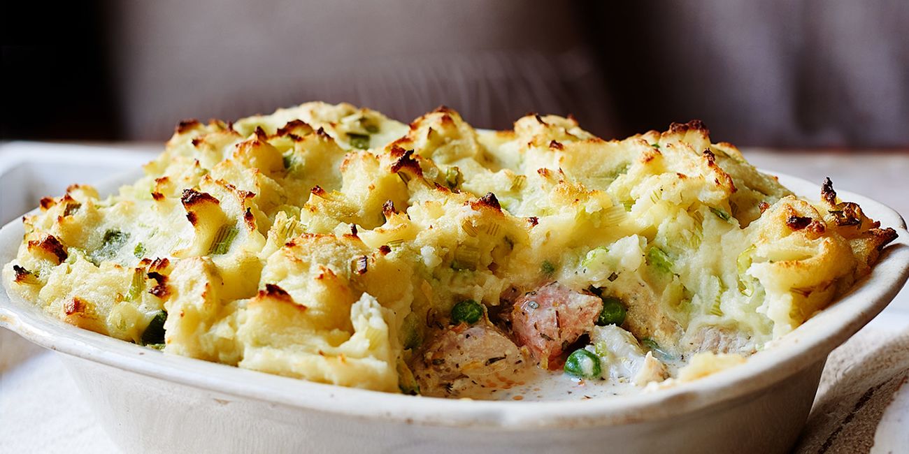Fish and leek pie Fish and leek pie