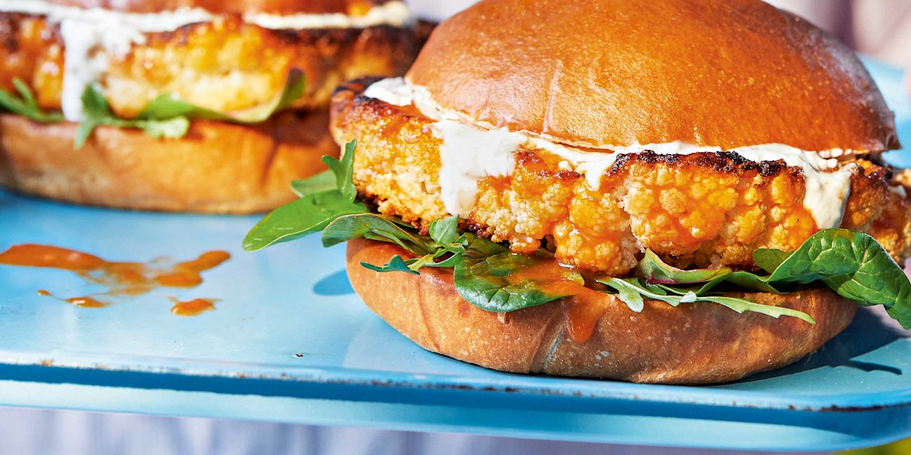 Buffalo cauli burgers Buffalo cauli burgers