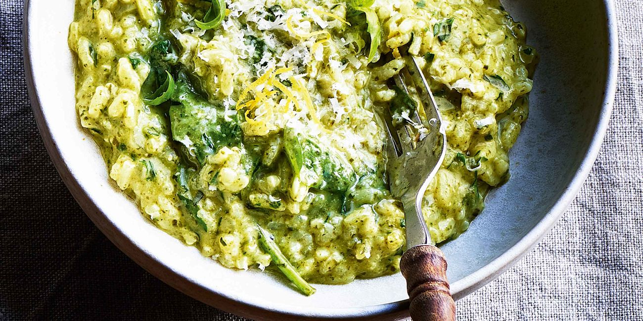 Herby green risotto Herby green risotto
