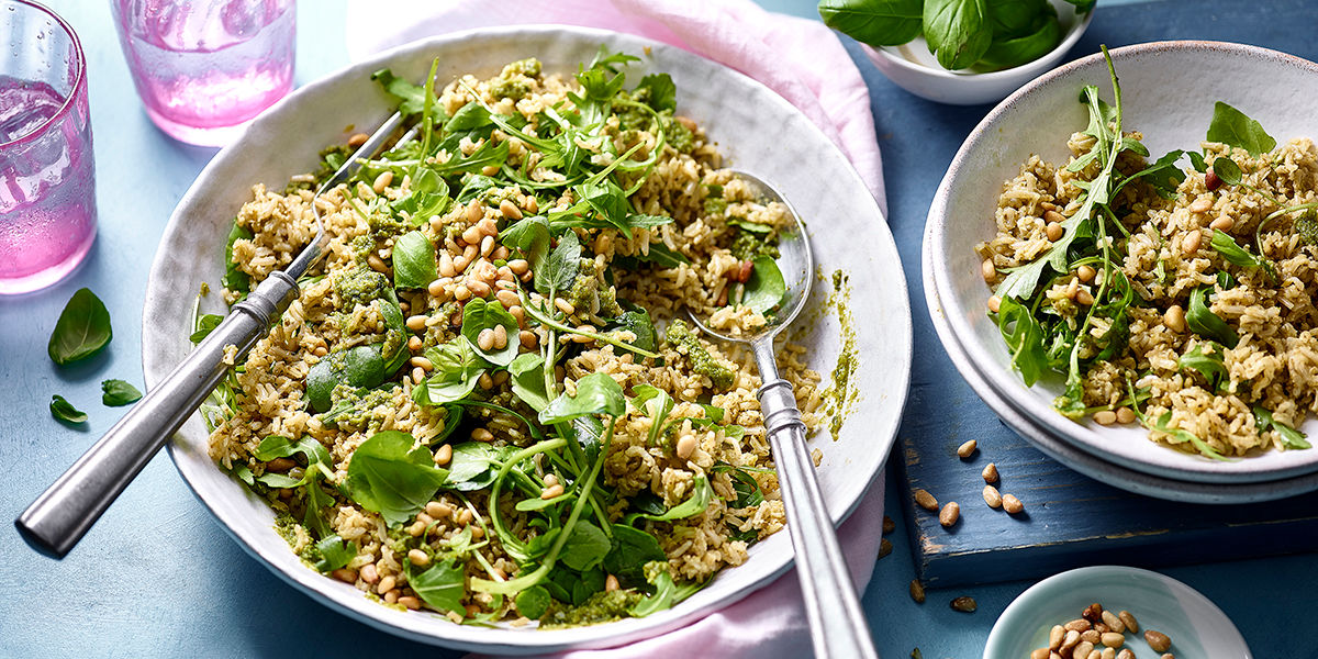 Pesto rice salad Pesto rice salad