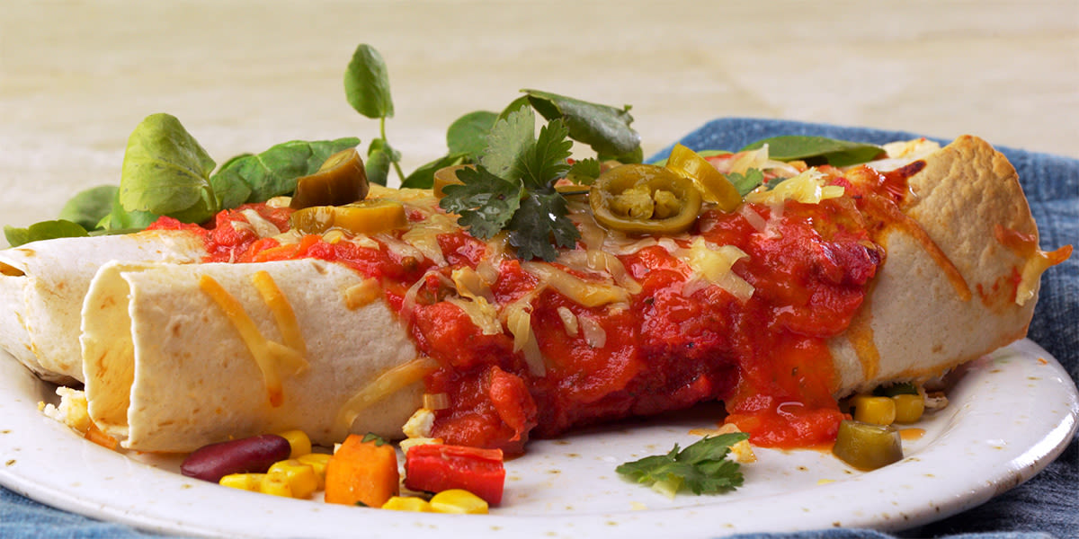 Vegetarian enchiladas Vegetarian enchiladas