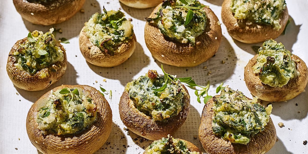 Stuffed pesto mushrooms Stuffed pesto mushrooms