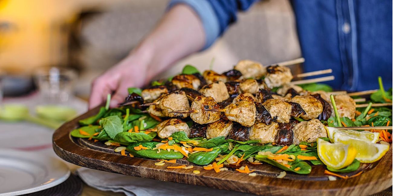 Thai chicken skewers Thai chicken skewers