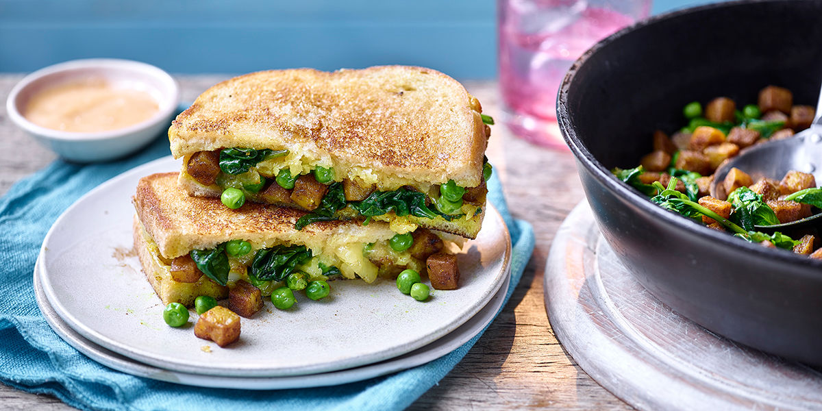 Samosa-style sandwich Samosa-style sandwich