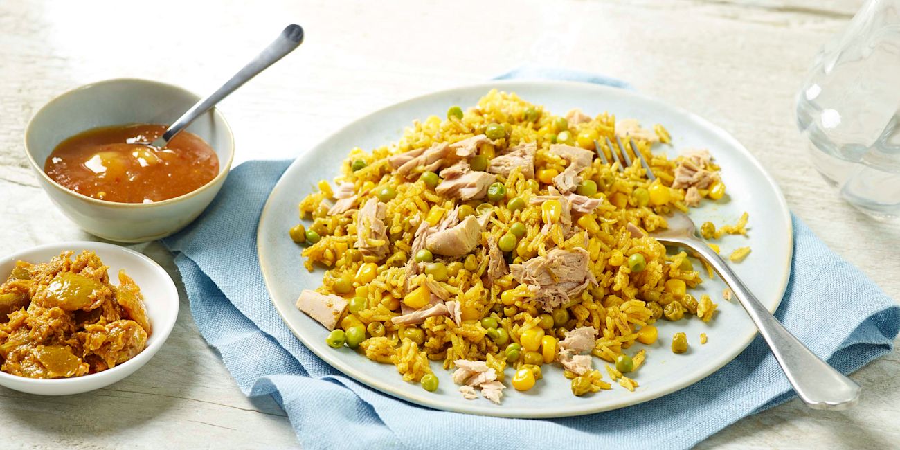 Tuna and sweetcorn pilaf Tuna and sweetcorn pilaf