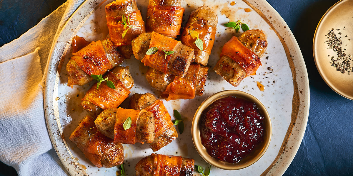 Vegan pigs in blankets Vegan pigs in blankets