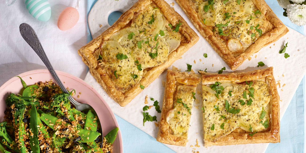 Potato dauphinoise tarts Potato dauphinoise tarts