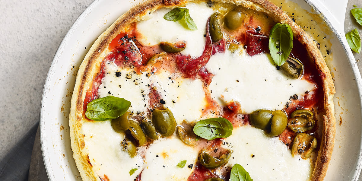 One-pan pizza pancake One-pan pizza pancake