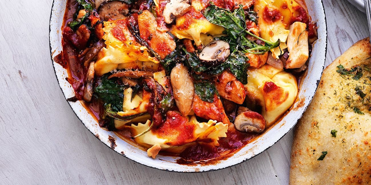 Chicken florentine tortelli Chicken florentine tortelli