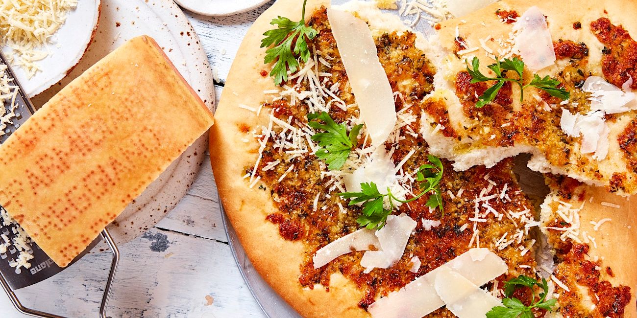 Parmigiano Reggiano, garlic and parsley tear and share flatbread Parmigiano Reggiano, garlic and parsley tear and share flatbread
