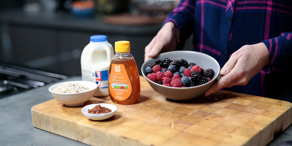 Mixed berry & cocoa smoothie Mixed berry & cocoa smoothie