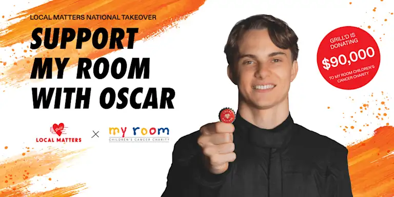 Support My Room with Oscar - Local Matters National Takeover