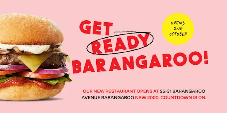 Our new Barangaroo restaurant opens 2nd October.