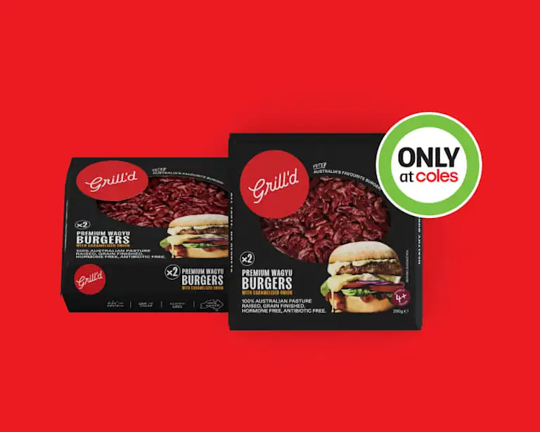 Premium Wagyu Patties - Only at Coles