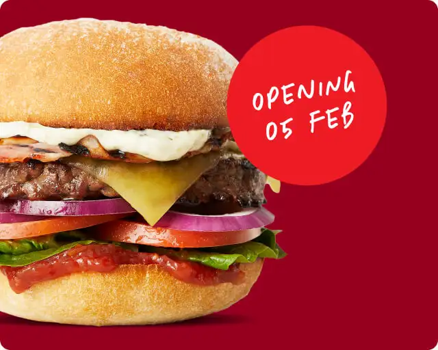 Grill'd Crispy Bacon & Cheese burger