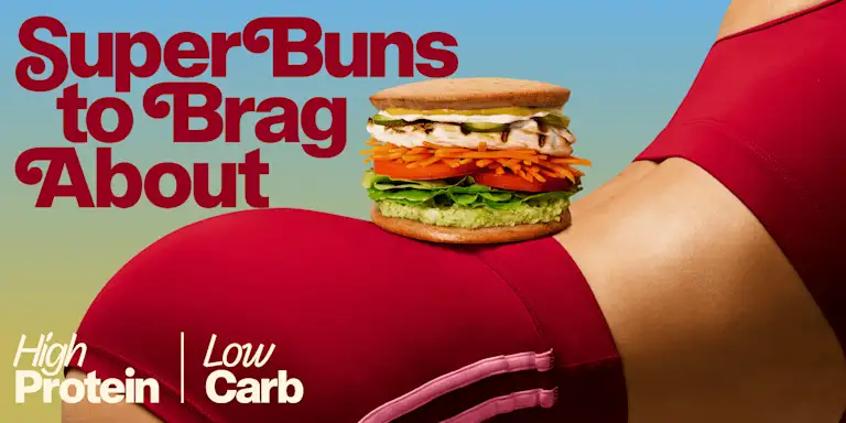 SuperBuns to brag about - high protein, low carb