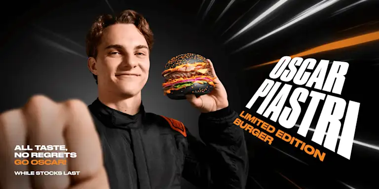 The Oscar Piastri limited edition burger is back.