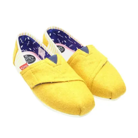 Mumsandbabes - Kohai Sutora Sepatu Anak - Stripe Yellow