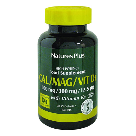 Mumsandbabes - Nature's Plus Cal Mag Vit D3 with Vitamin K2, 180 Tablets Original
