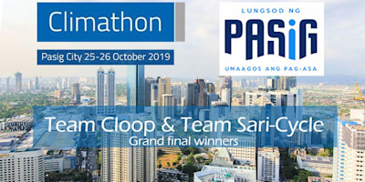 Burket supports the First Climathon in the Philippines which took place in Pasig City this 2019